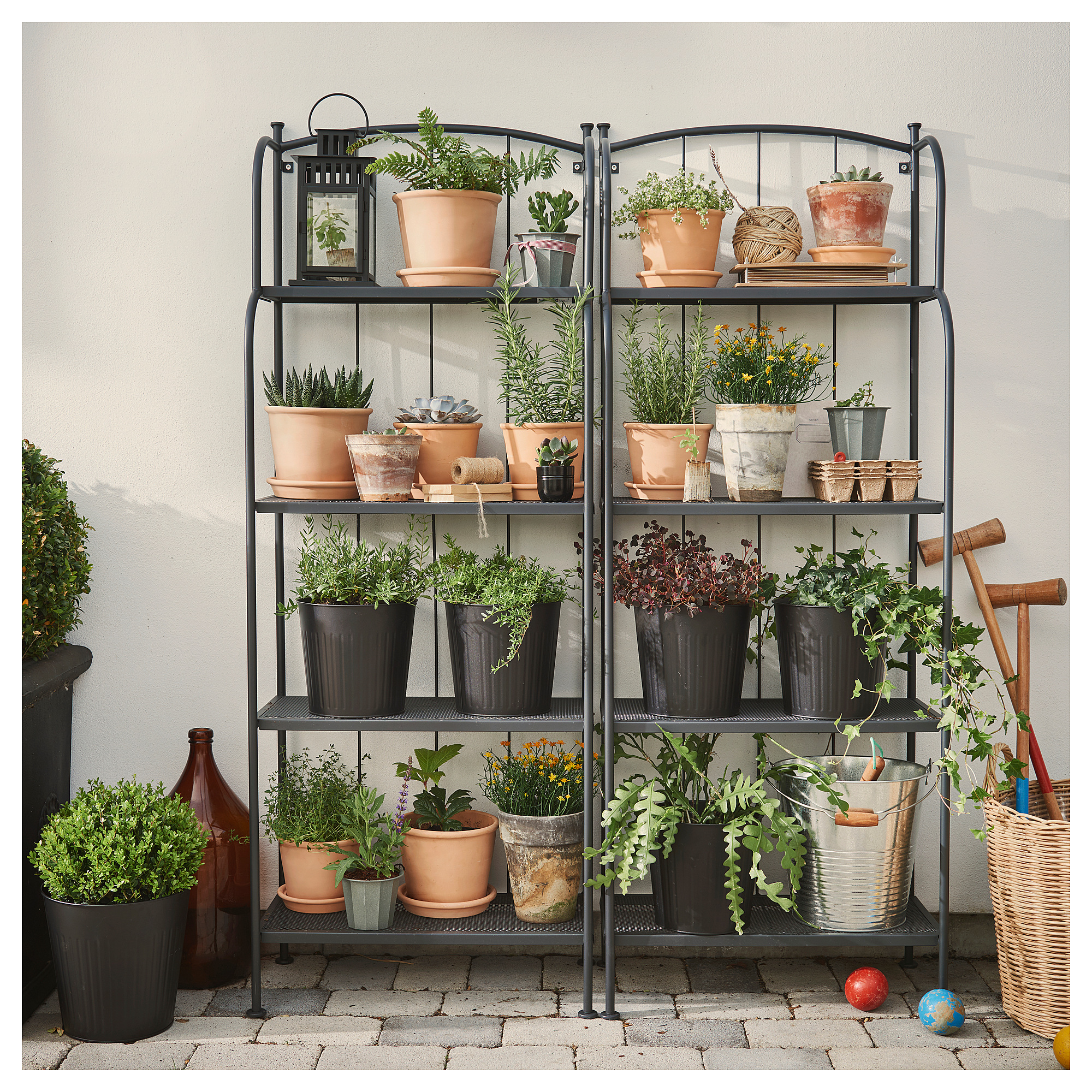 LÄCKÖ shelving unit, outdoor