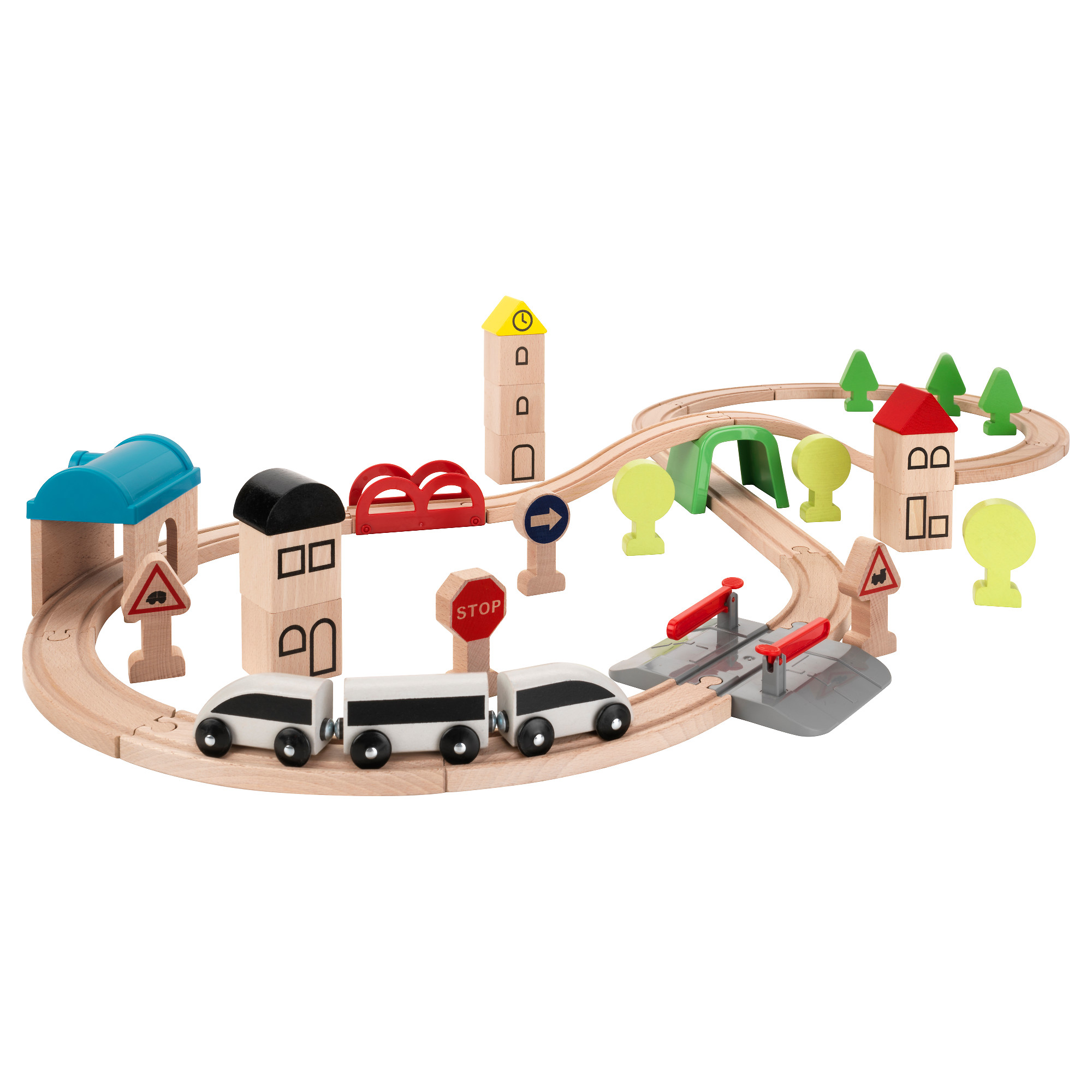 ikea wooden train table