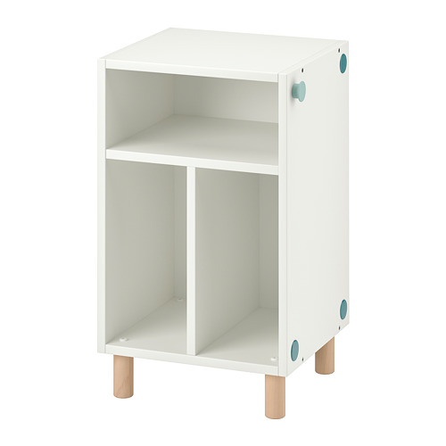 SMUSSLA bedside table/shelf unit