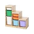 TROFAST storage combination with boxes