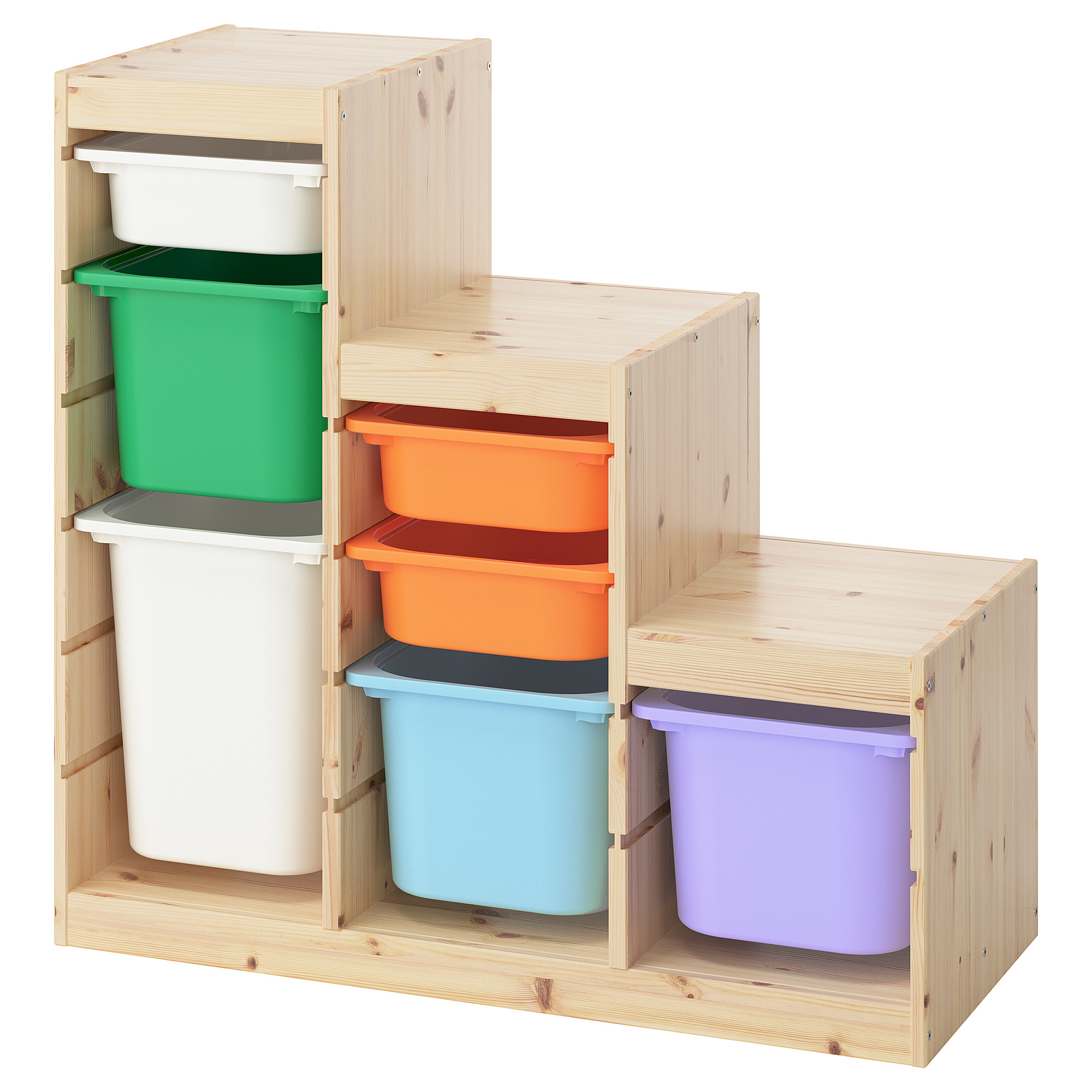 TROFAST storage combination with boxes