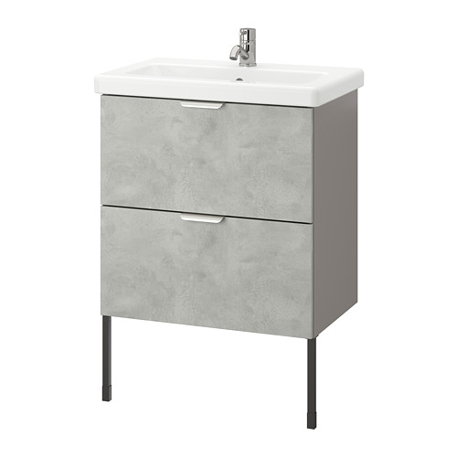 TVÄLLEN/ENHET wash-stand with 2 drawers