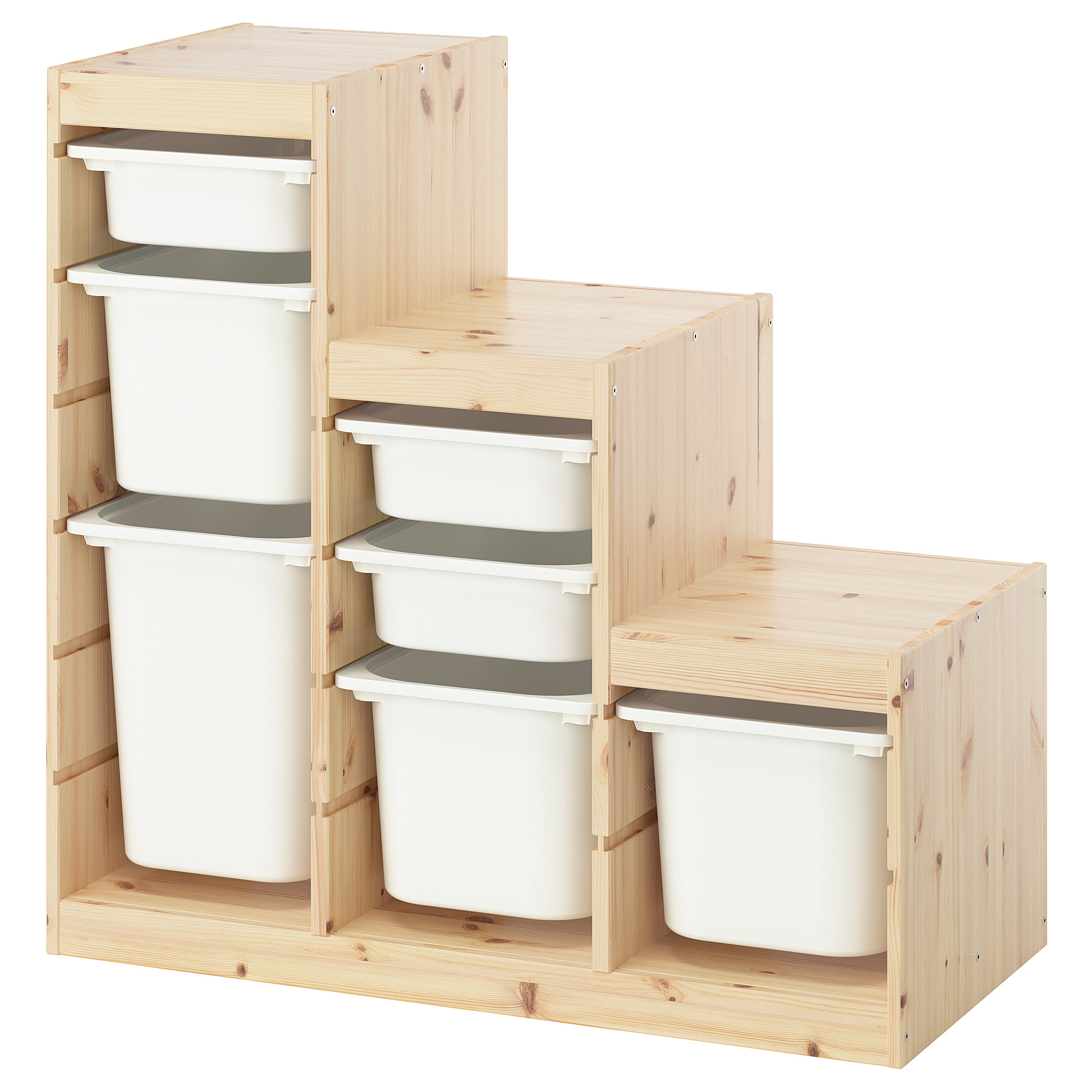 TROFAST storage combination with boxes