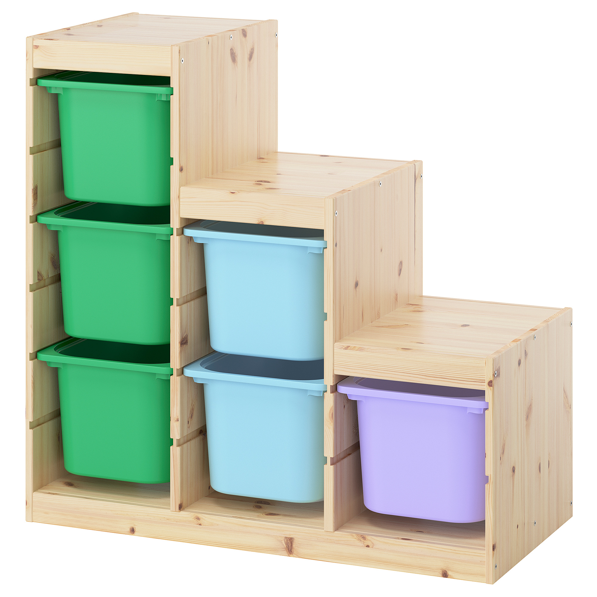 TROFAST storage combination with boxes
