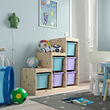 TROFAST storage combination with boxes