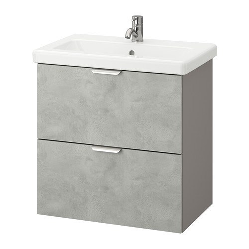 TVÄLLEN/ENHET wash-stand with 2 drawers