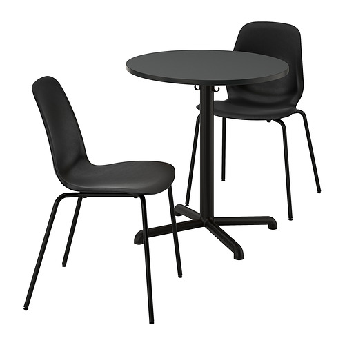STENSELE/LIDÅS table and 2 chairs