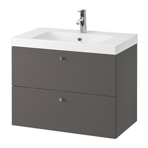 ODENSVIK/GODMORGON wash-stand with 2 drawers