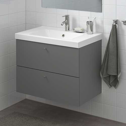 ODENSVIK/GODMORGON wash-stand with 2 drawers