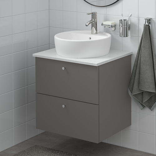 GODMORGON/TOLKEN/TÖRNVIKEN wsh-stnd w countertop 45 wsh-basin