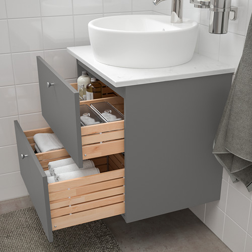 GODMORGON/TOLKEN/TÖRNVIKEN wsh-stnd w countertop 45 wsh-basin