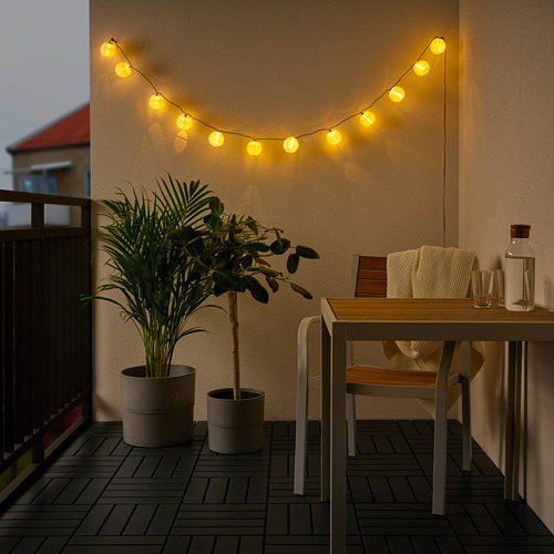 SOLVINDEN LED lighting chain with 12 lights