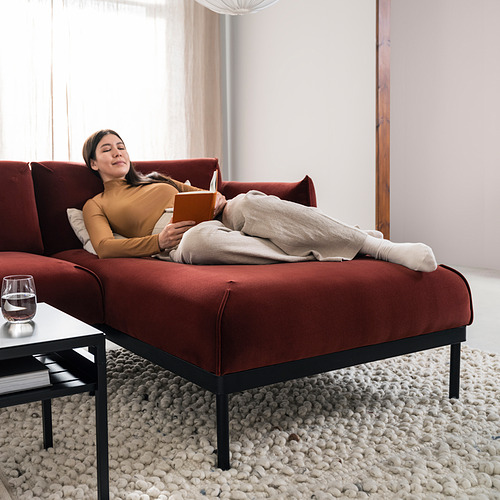 ÄPPLARYD 3-seat sofa with chaise longue