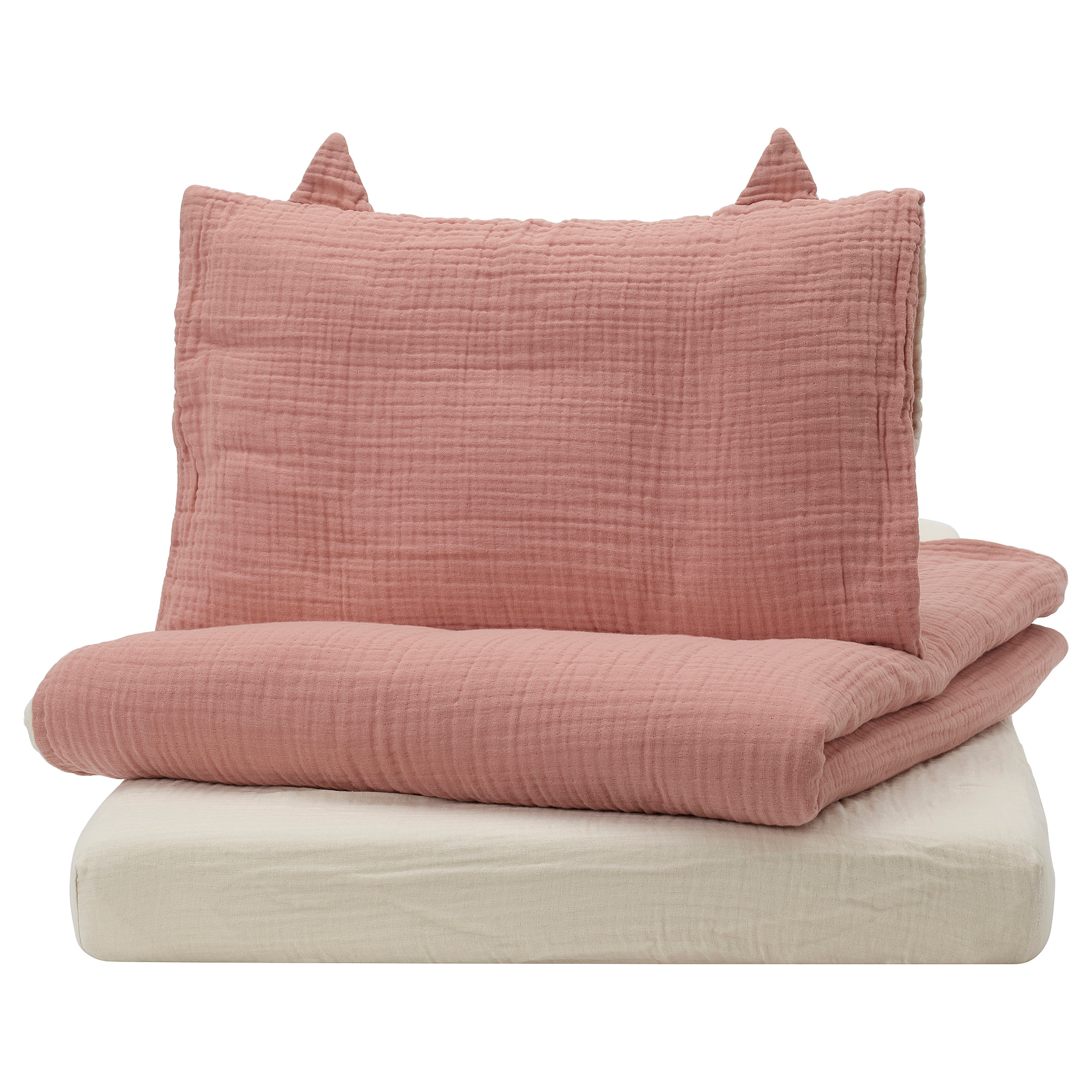 GULDVÄVARE 3-piece bedlinen set for cot