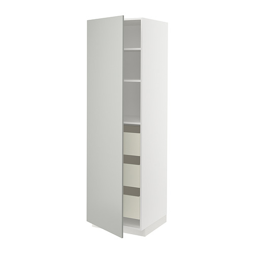 METOD/MAXIMERA high cabinet with drawers