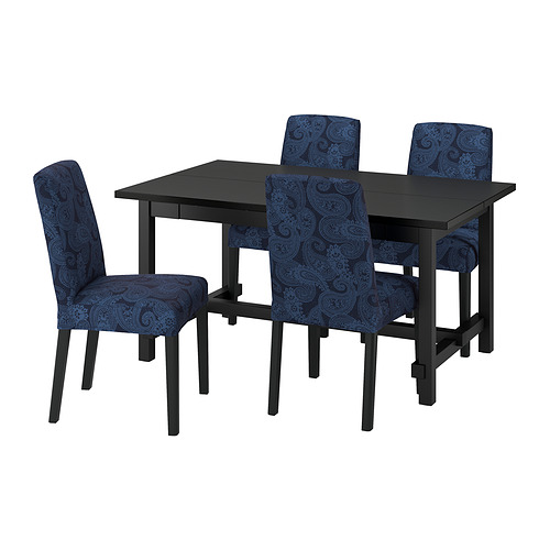 BERGMUND/NORDVIKEN table and 4 chairs