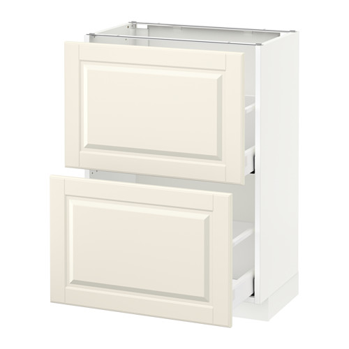 METOD base cabinet with 2 drawers