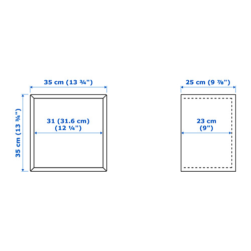 EKET wall-mounted shelving unit