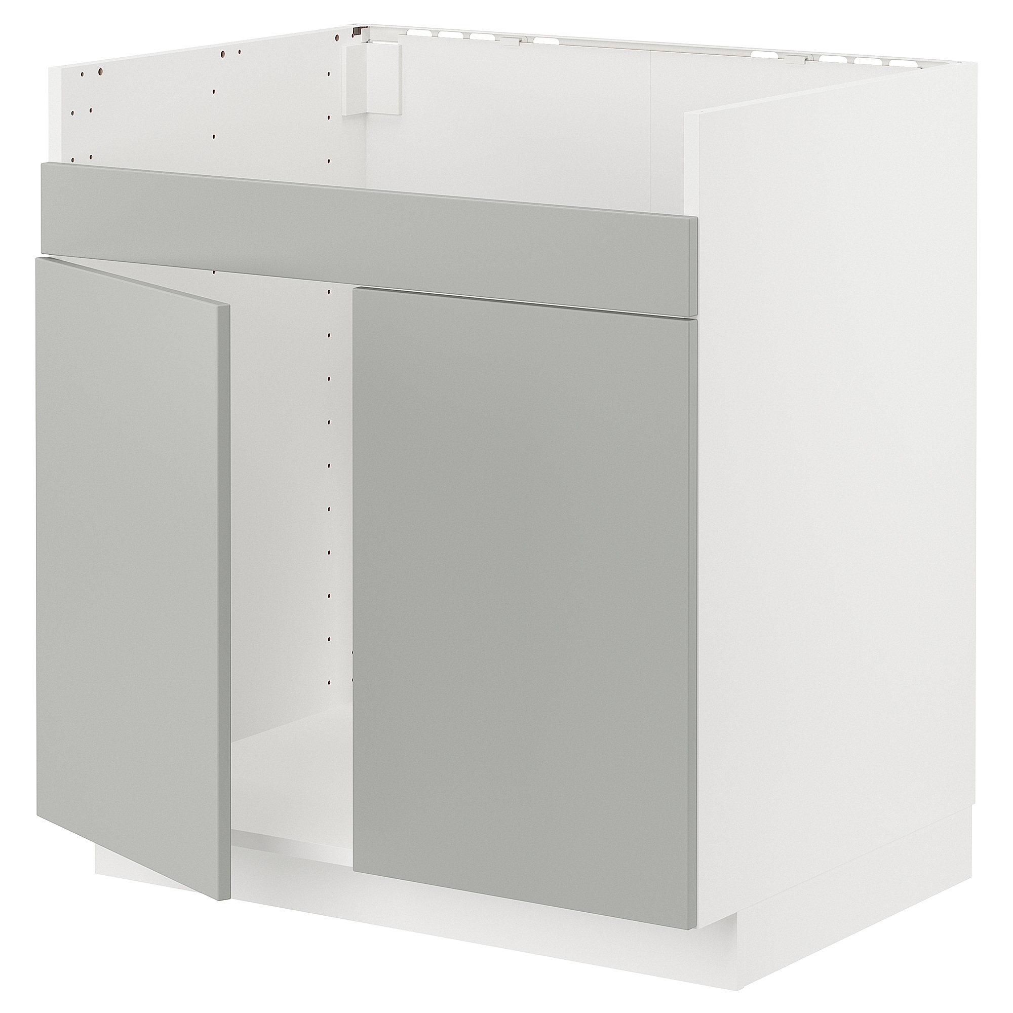 METOD base cab f HAVSEN double bowl sink