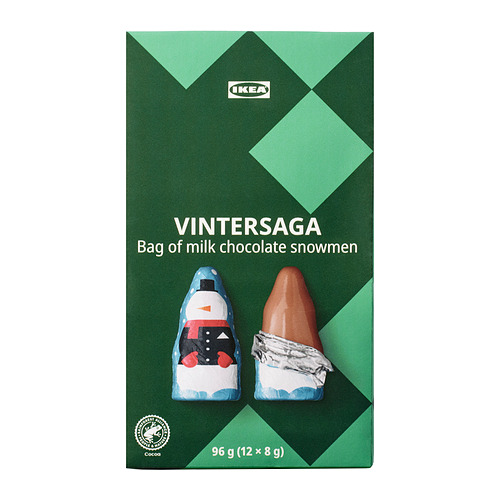 VINTERSAGA - 雪人牛奶朱古力, 雨林聯盟認證, 96 克 | IKEA 香港及澳門 - E1015779_S4