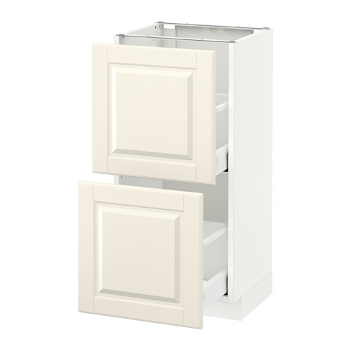 METOD base cabinet with 2 drawers