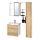 TVÄLLEN/ENHET - 浴室貯物組合 18件裝, oak effect/white Brogrund tap | IKEA 香港及澳門 - PE777478_S1