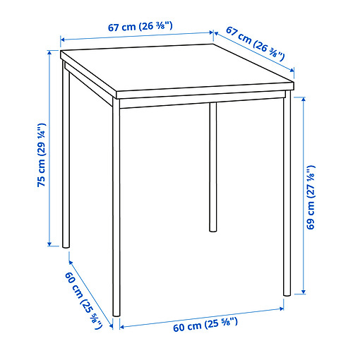 SANDSBERG/SANDSBERG table and 2 chairs