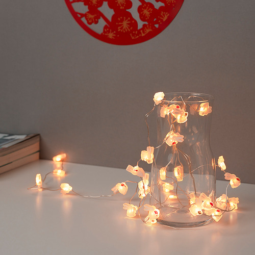 FÖSSTA LED lighting chain with 32 lights