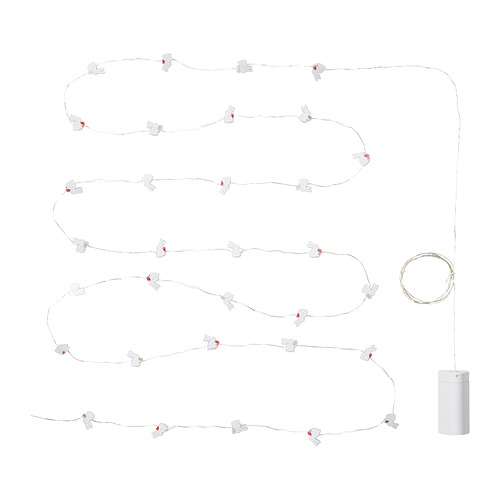 FÖSSTA LED lighting chain with 32 lights