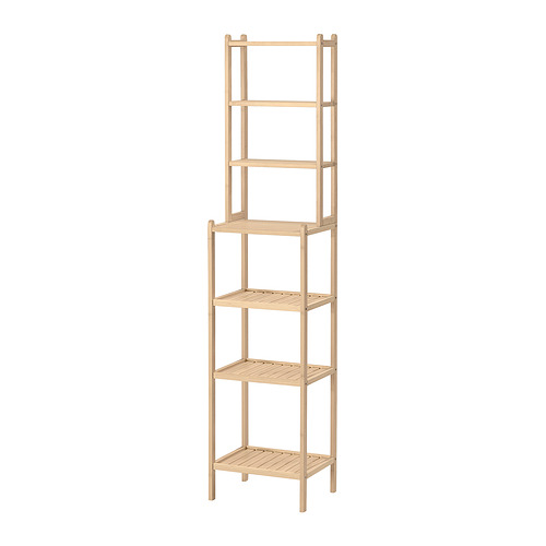 STEGESUND - shelf unit, light bamboo, 36x28x162 cm | IKEA Hong Kong and Macau - E1015817_S4