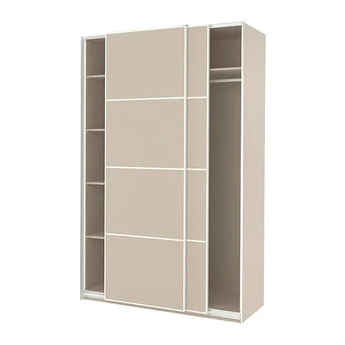 PAX - wardrobe combination, white, 200x58x201 cm | IKEA Hong Kong