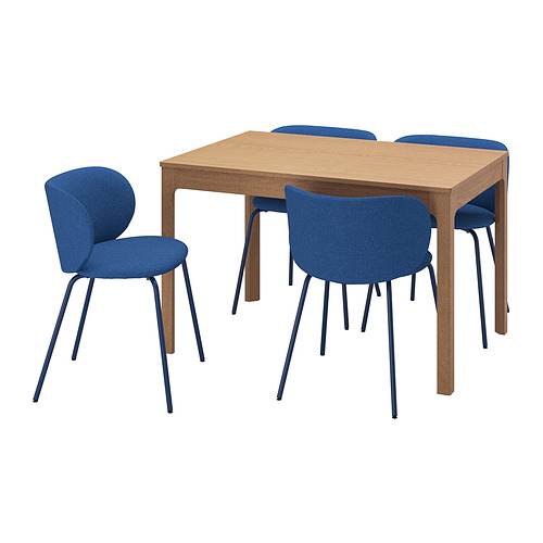 KRYLBO/EKEDALEN table and 4 chairs
