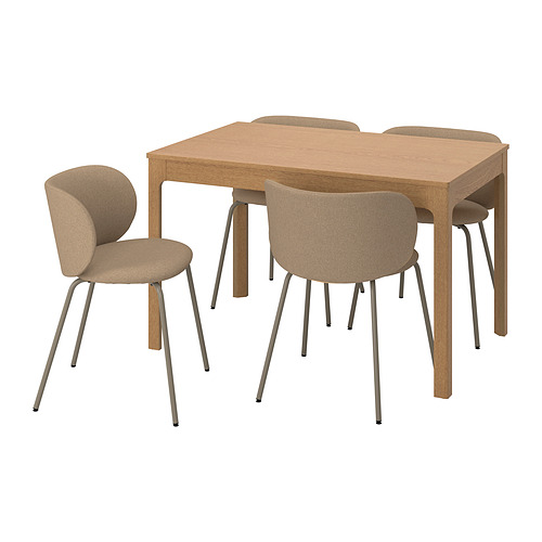 KRYLBO/EKEDALEN table and 4 chairs