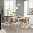 KRYLBO/LISABO table and 4 chairs