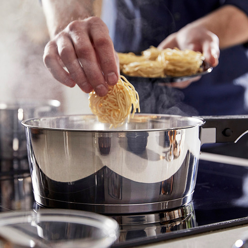 SLÄTROCKA cookware kit with detachable handle