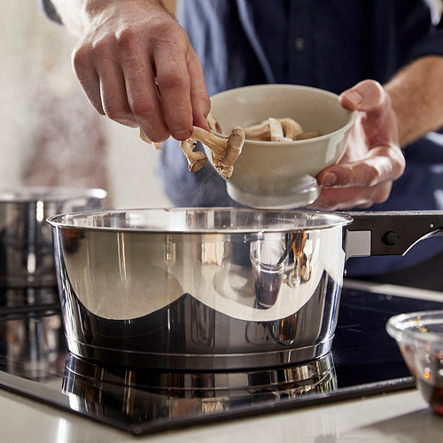 SLÄTROCKA cookware kit with detachable handle