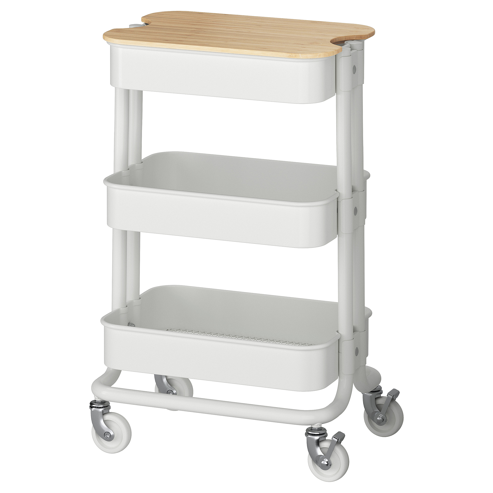 RÅSKOG/NORRÅVA trolley with lid