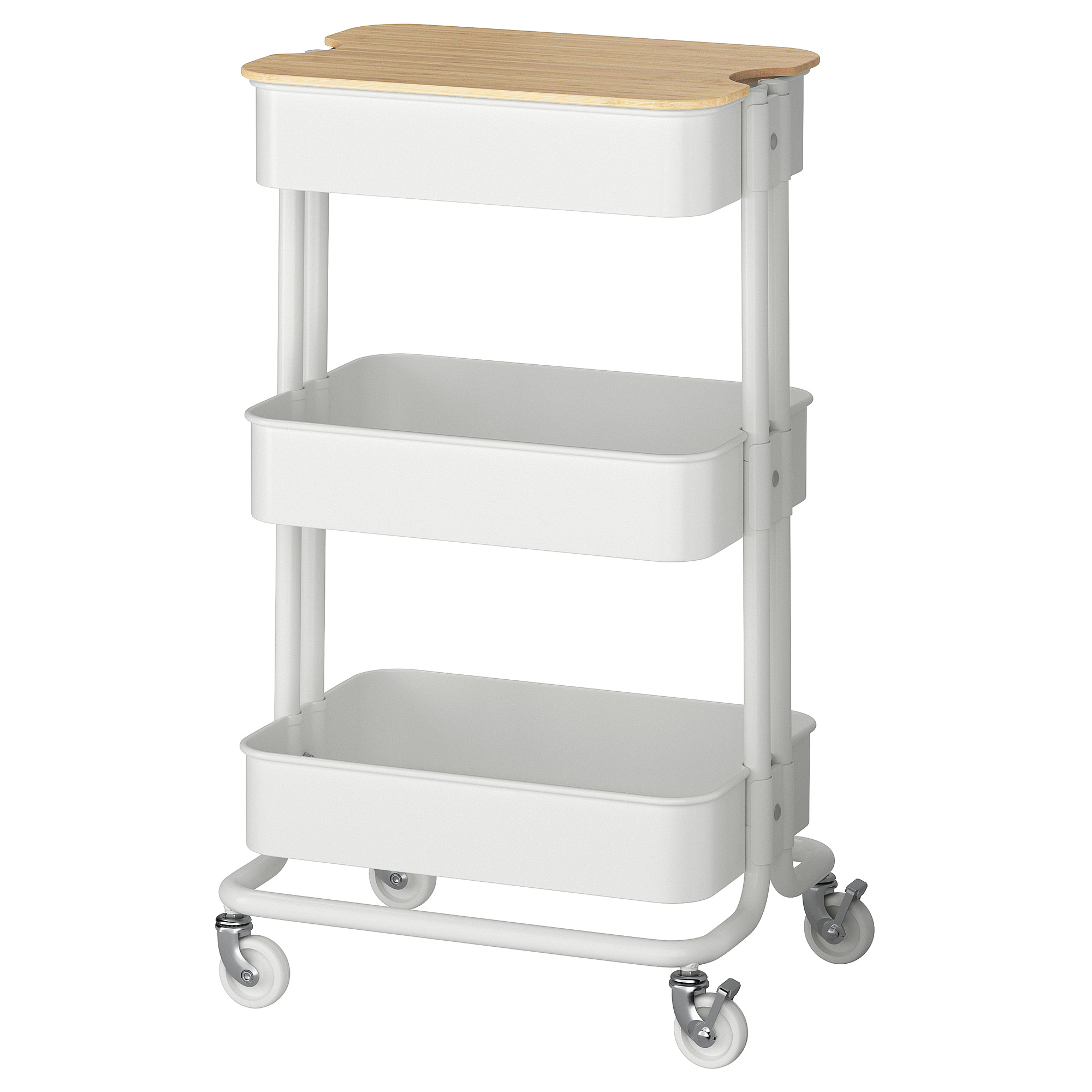 RÅSKOG/NORRÅVA trolley with lid