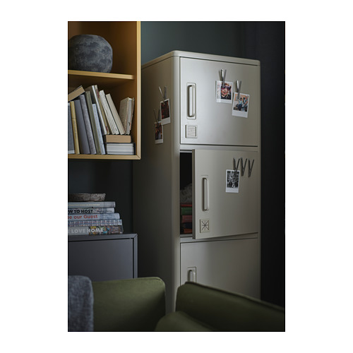 IDÅSEN high cabinet with drawer and doors