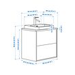BACKSJÖN/ÄNGSJÖN wash-stnd w drawers/wash-basin/tap