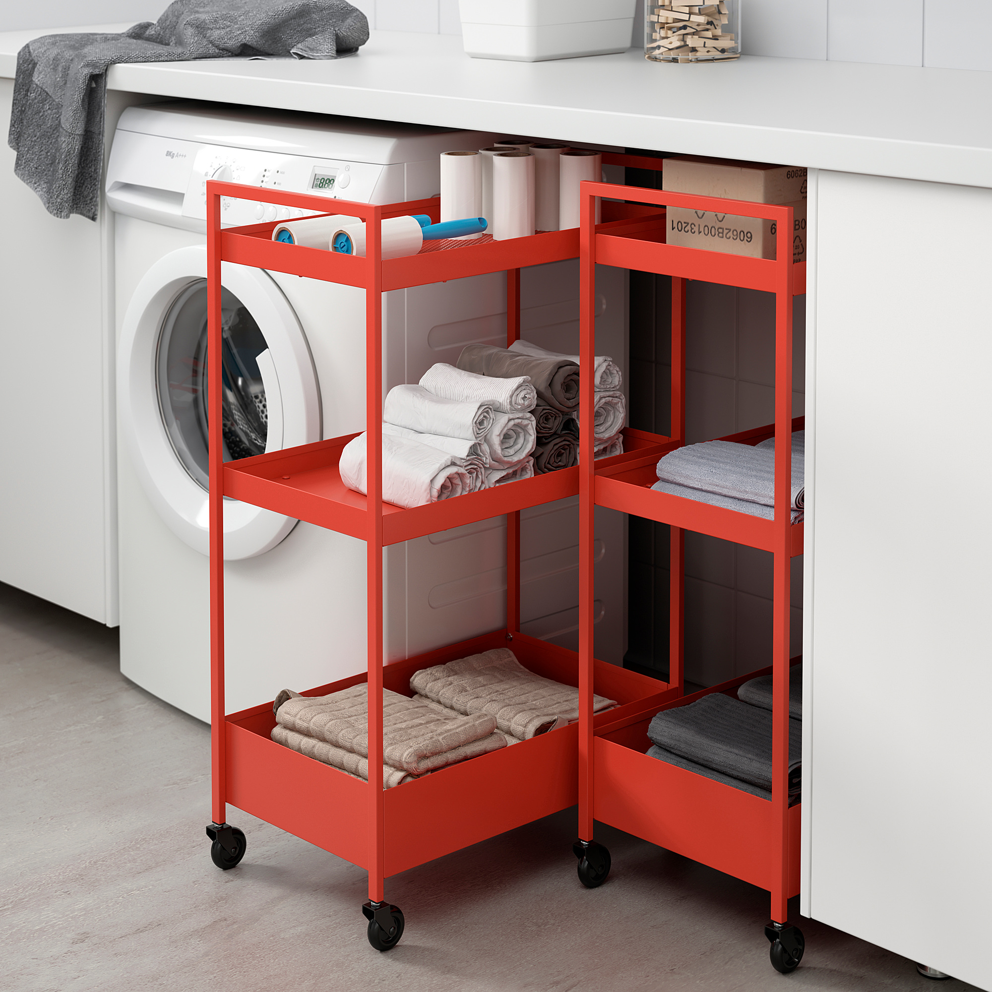 NISSAFORS trolley, redorange IKEA Hong Kong and Macau