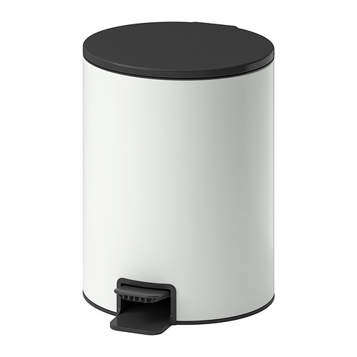 TURRIDNING - 腳踏式垃圾桶, 白色/炭黑色, 9 升 | IKEA 香港及澳門 - PE982875_S4