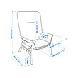 VEDBO high-back armchair