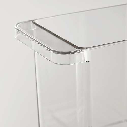 KLIPPKAKTUS storage box for fridge, set of 3