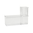 KLIPPKAKTUS storage box for fridge, set of 3