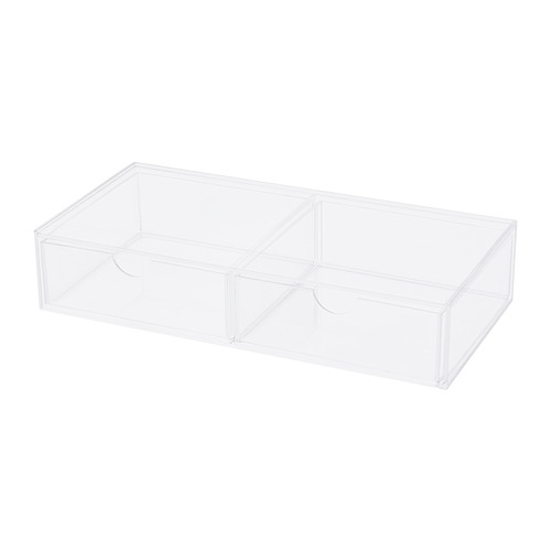ELLOVEN monitor stand with drawer, white - IKEA