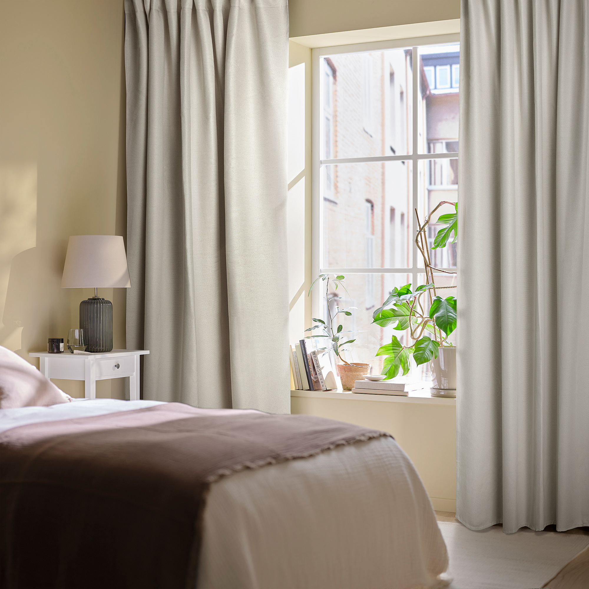 ANNAKAJSA room darkening curtains, 1 pair
