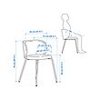 KRYLBO/LISABO table and 4 chairs