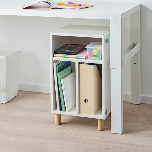 SMUSSLA bedside table/shelf unit