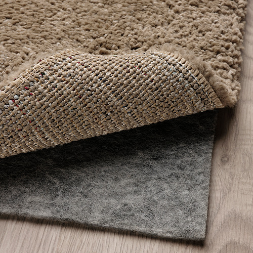 STOENSE rug, low pile, 133x195 cm, beige